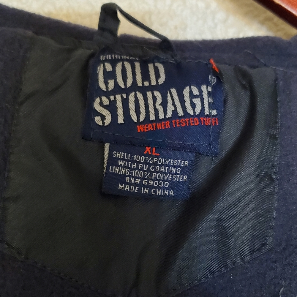 Navy blue Cold Storage puffer jacket - Picture 4 of 4